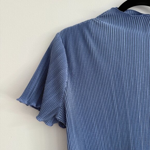 Blue Textured Top - Picture 1 of 3